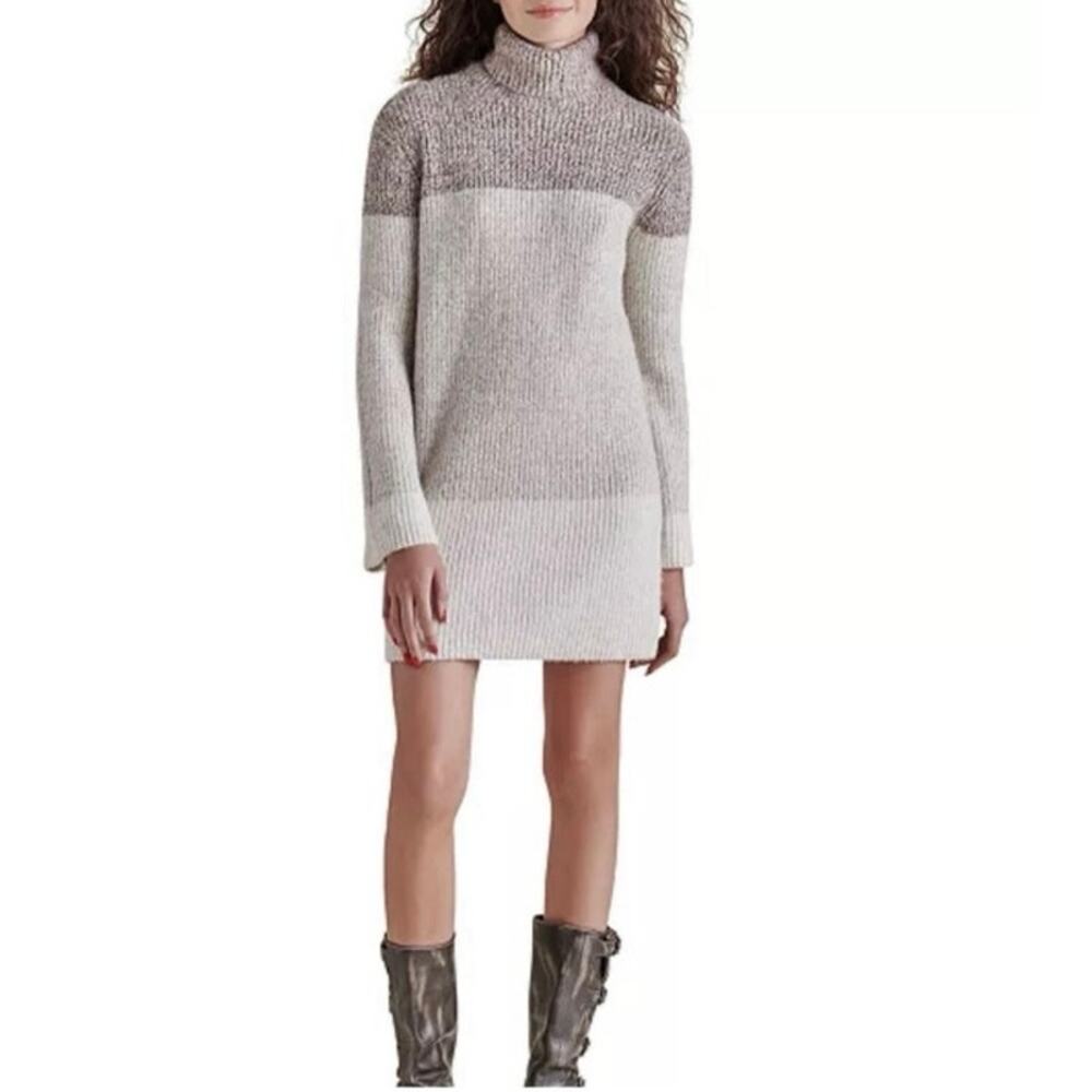 STEVE MADDEN | NWT Women's Meghan Turtle-Neck Sweater Dress Soft‎ Size Medium